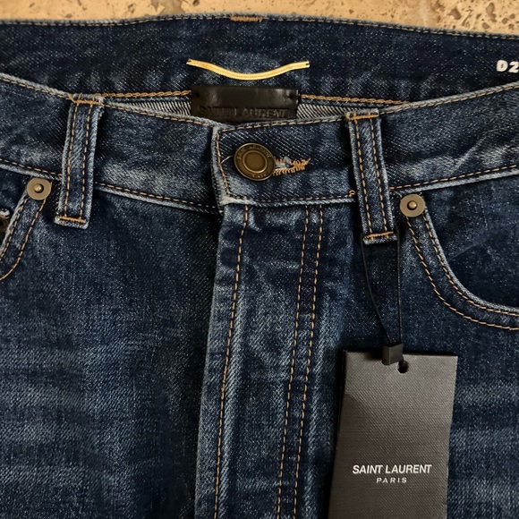 Saint Laurent dark wash denim size 29. - Picture 3 of 12